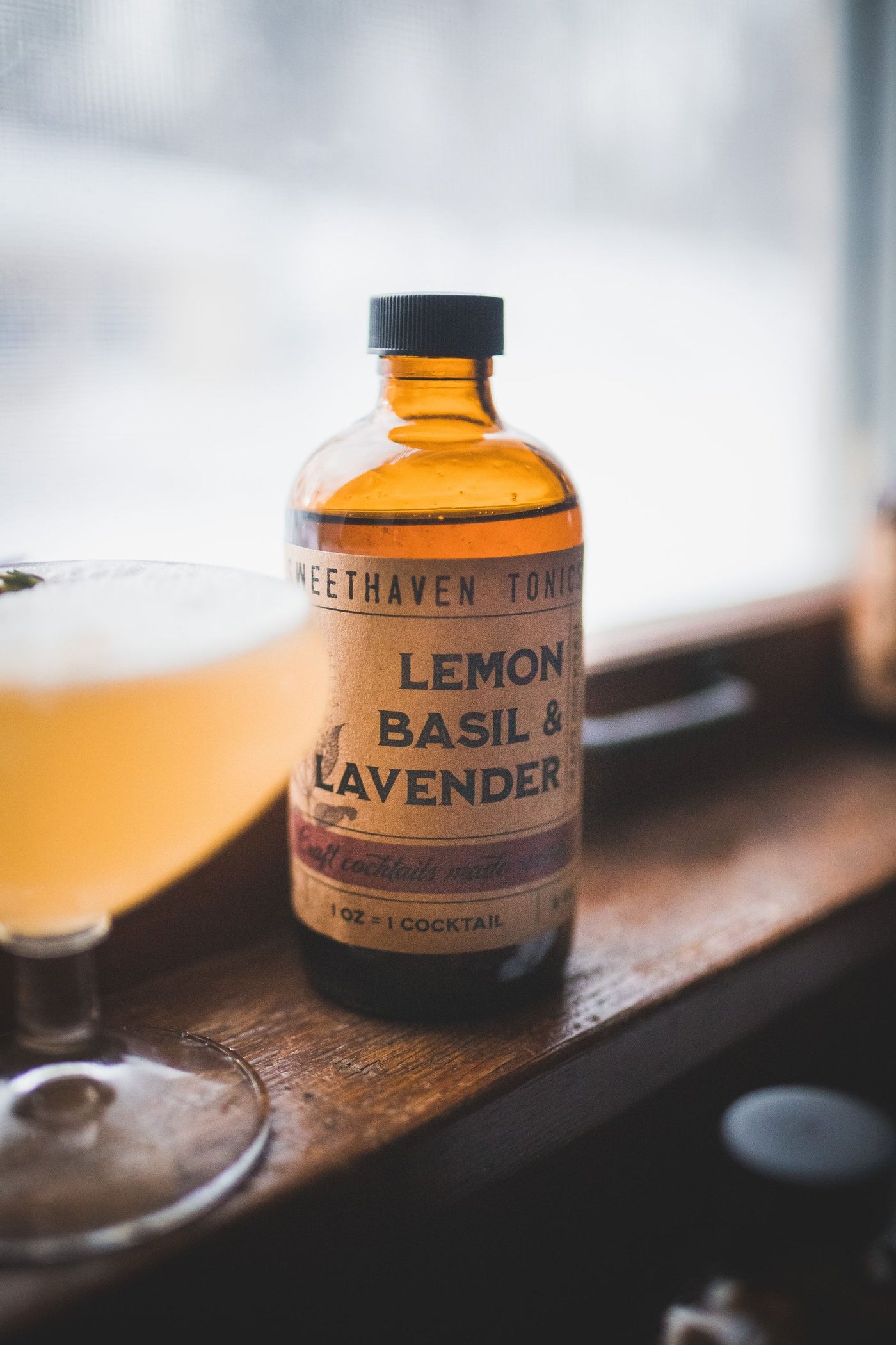 Lemon Basil Lavender Craft Cocktail Concentrate