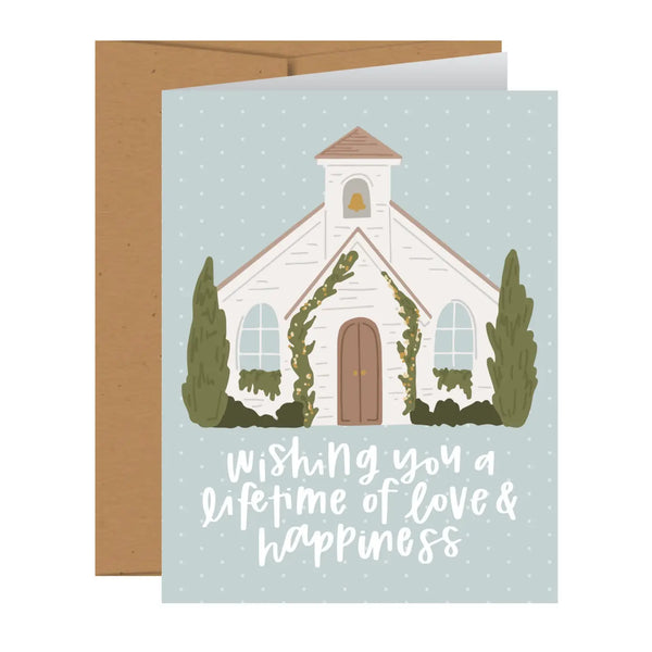 Lifetime of Happiness Wedding Card