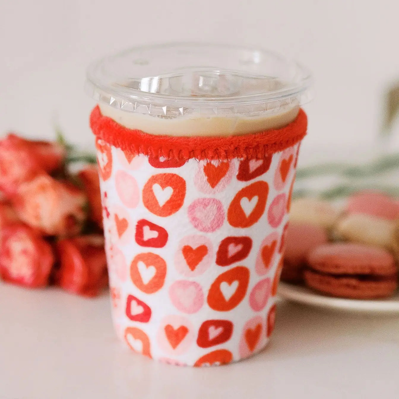Love You Heart Drink Sleeve