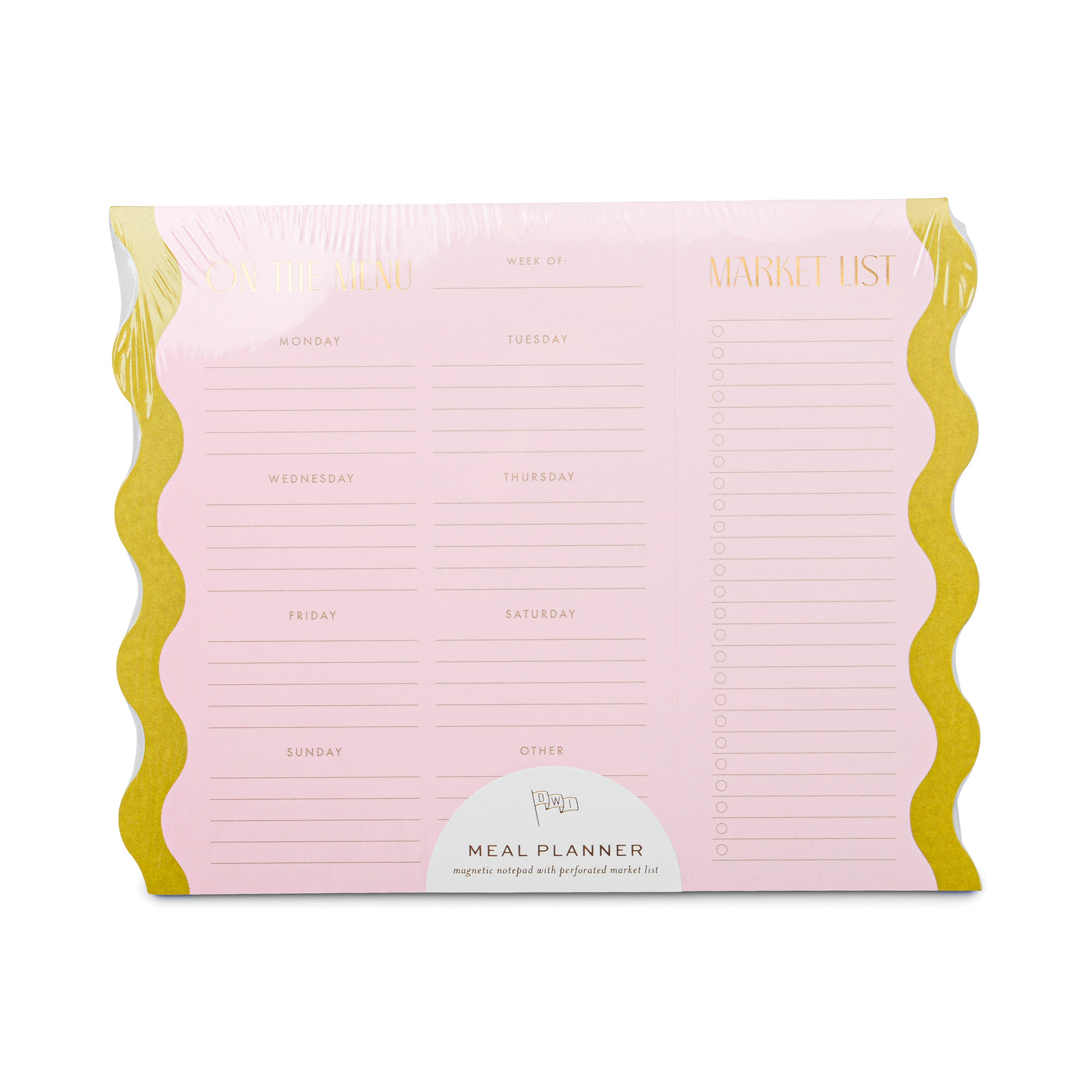Meal Planner Notepad- Pink