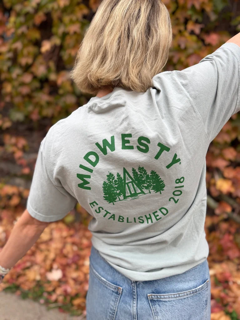 Midwesty Cabin Tee in Bay