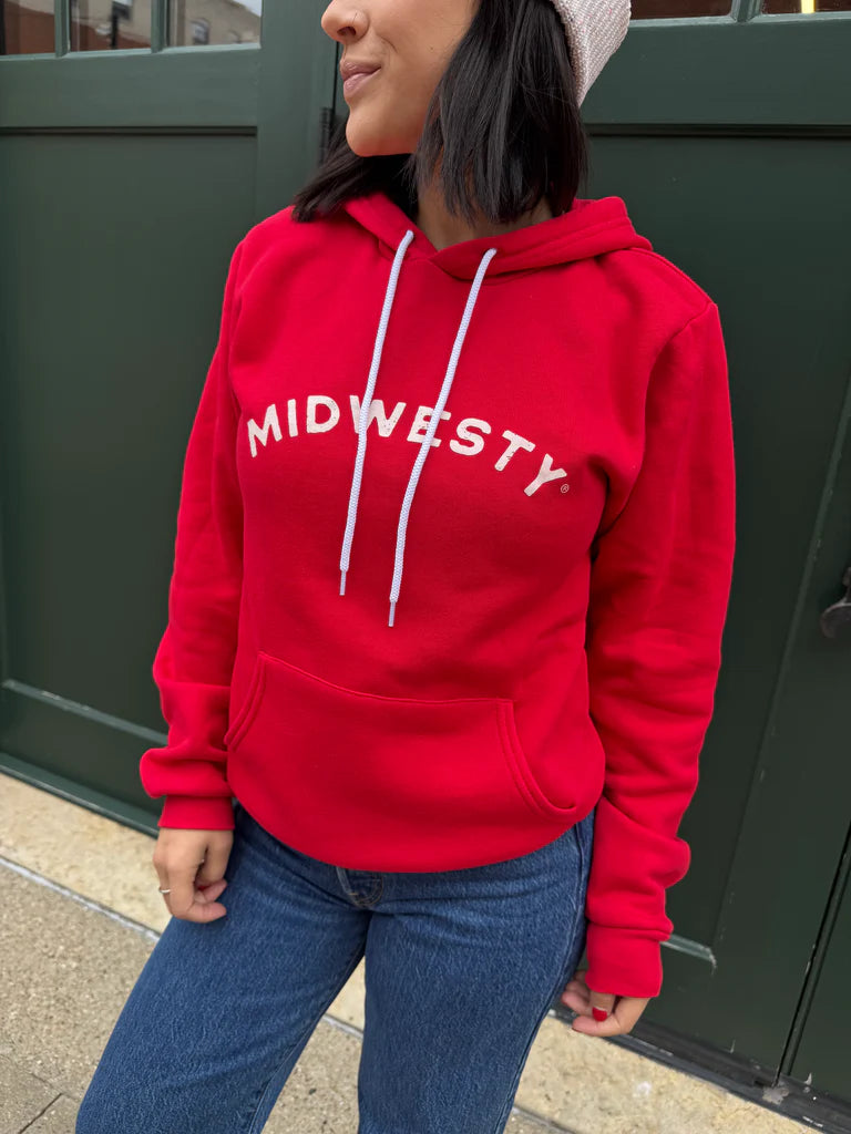 Midwesty® Hoodie in Red