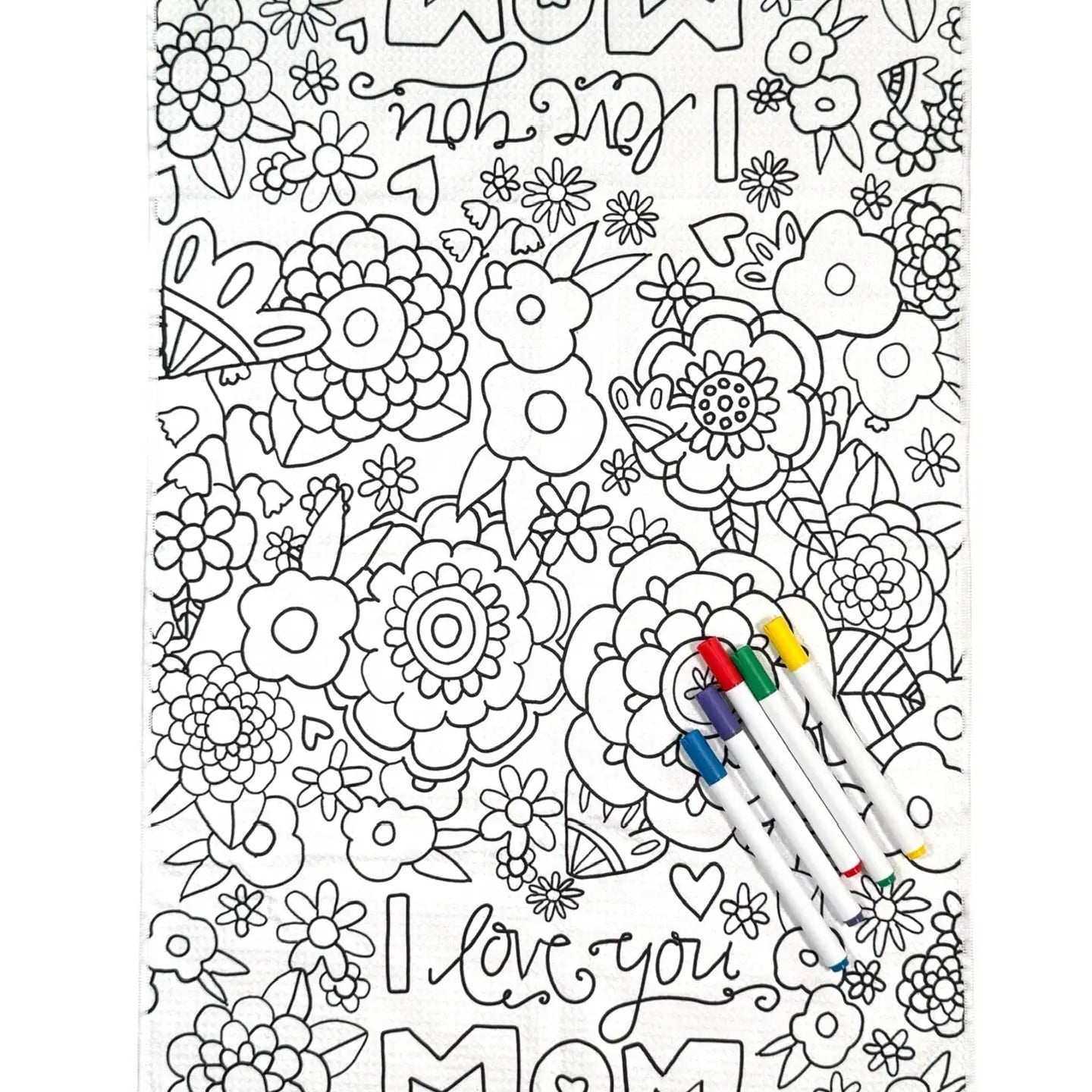 Mother's Day Coloring Gift Box