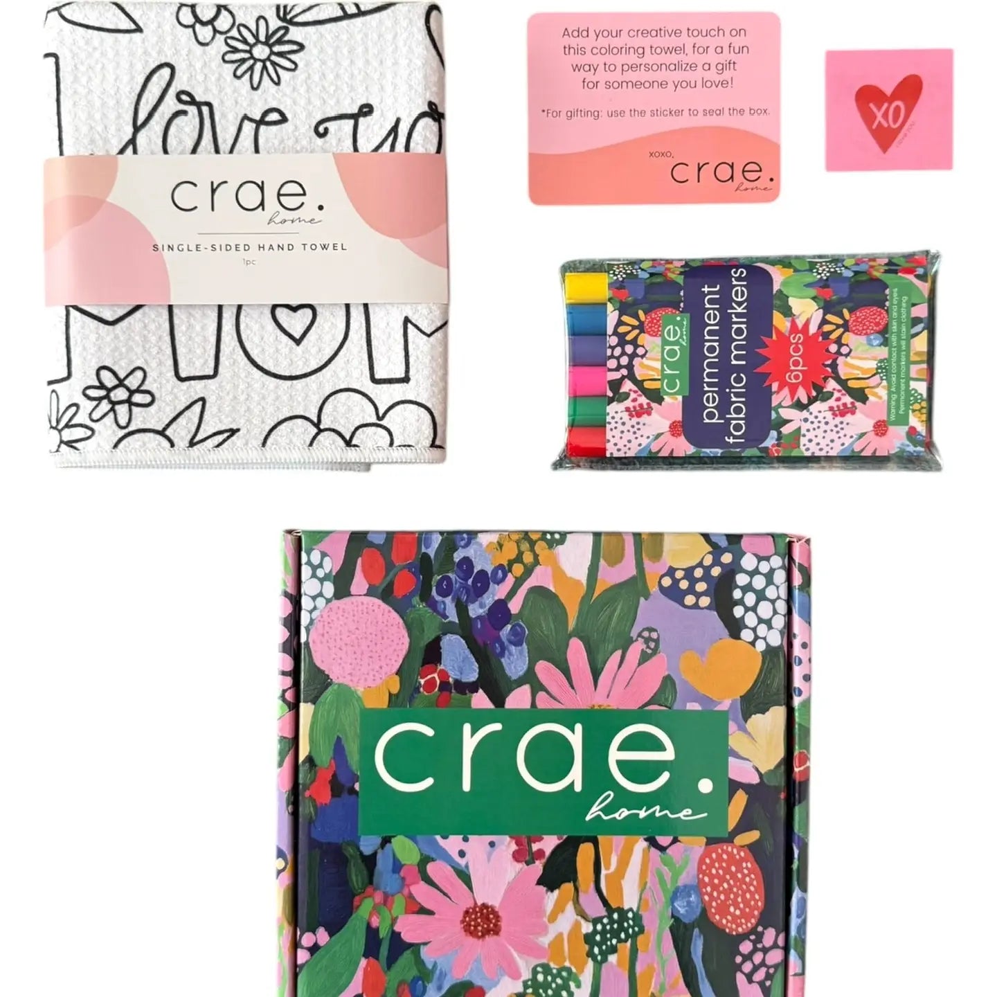 Mother's Day Coloring Gift Box