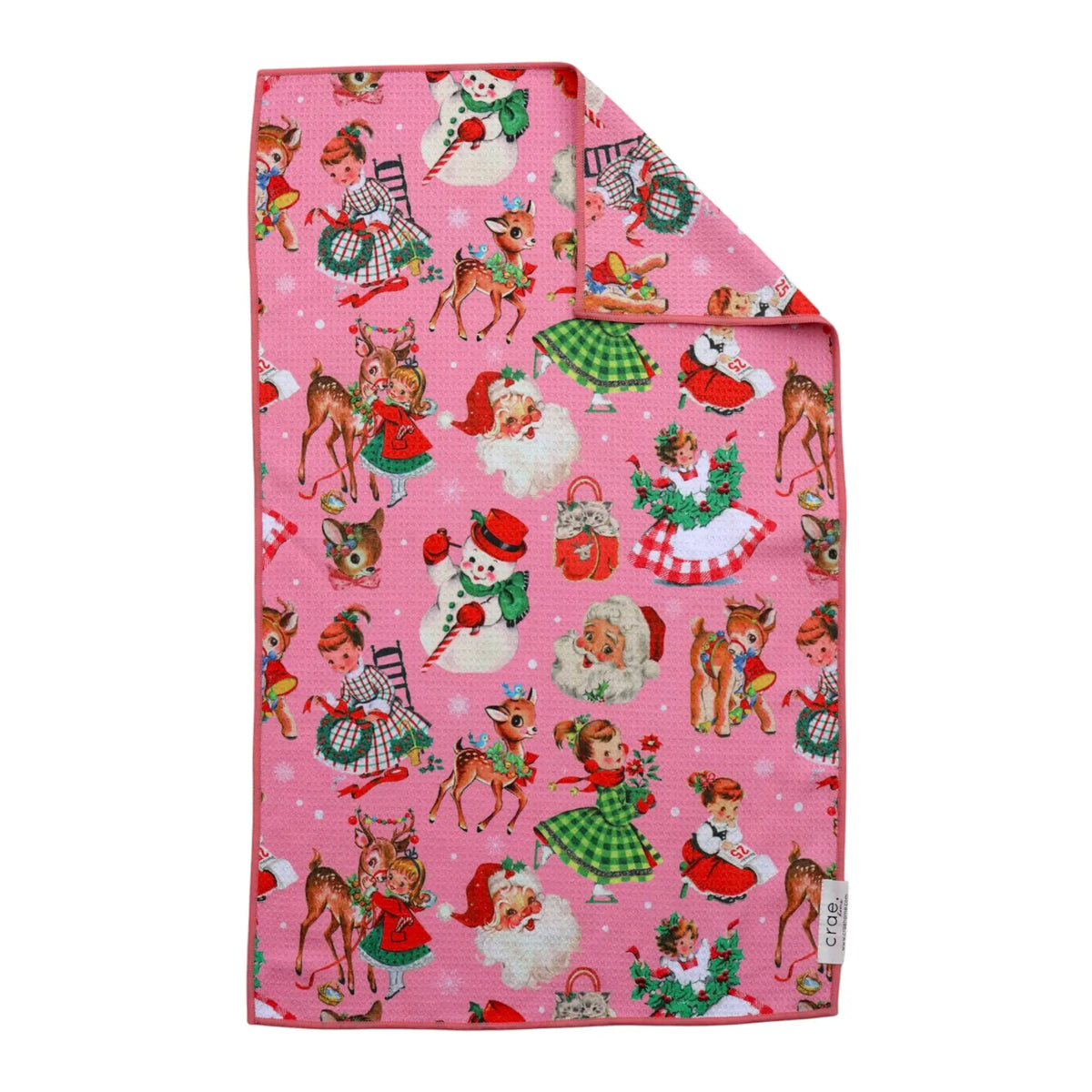 Old Fashion Fun Double Sided Hand Towel
