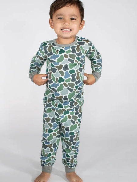 Pebble Camo 2 Piece PJ Set