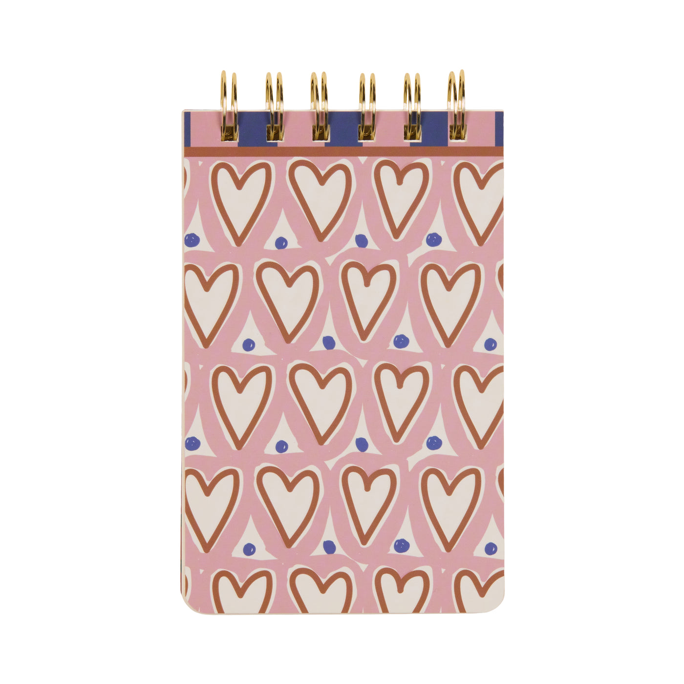 A Dopo Hearts Twin Wire Notepad
