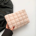 Quilted Cosmetic Makeup Bag