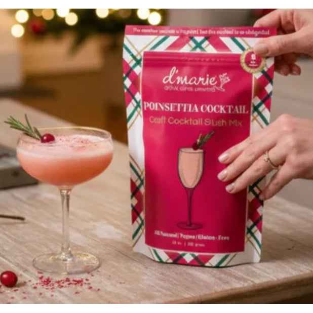 Poinsettia Craft Cocktail Slushie