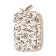 Zip Wallet-Pressed Floral