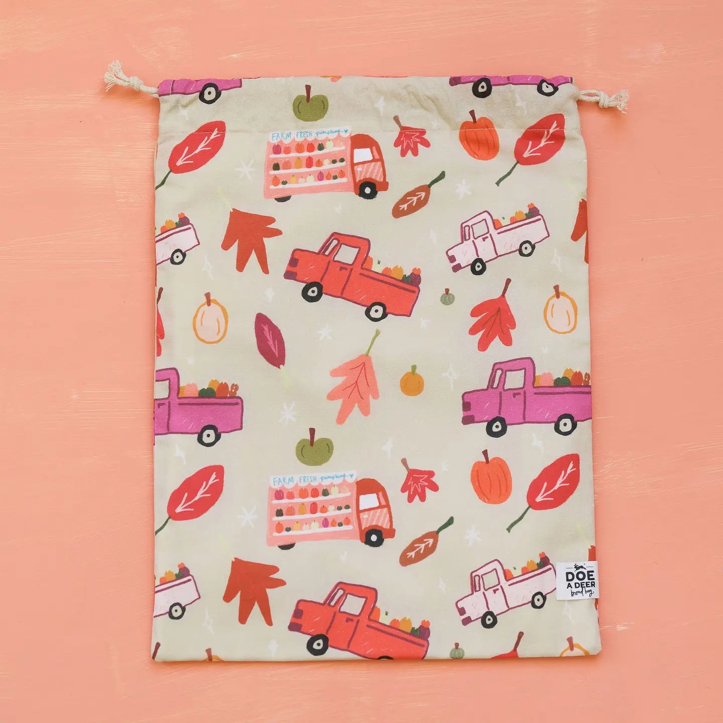 Pumpkin Truck Bread Bag