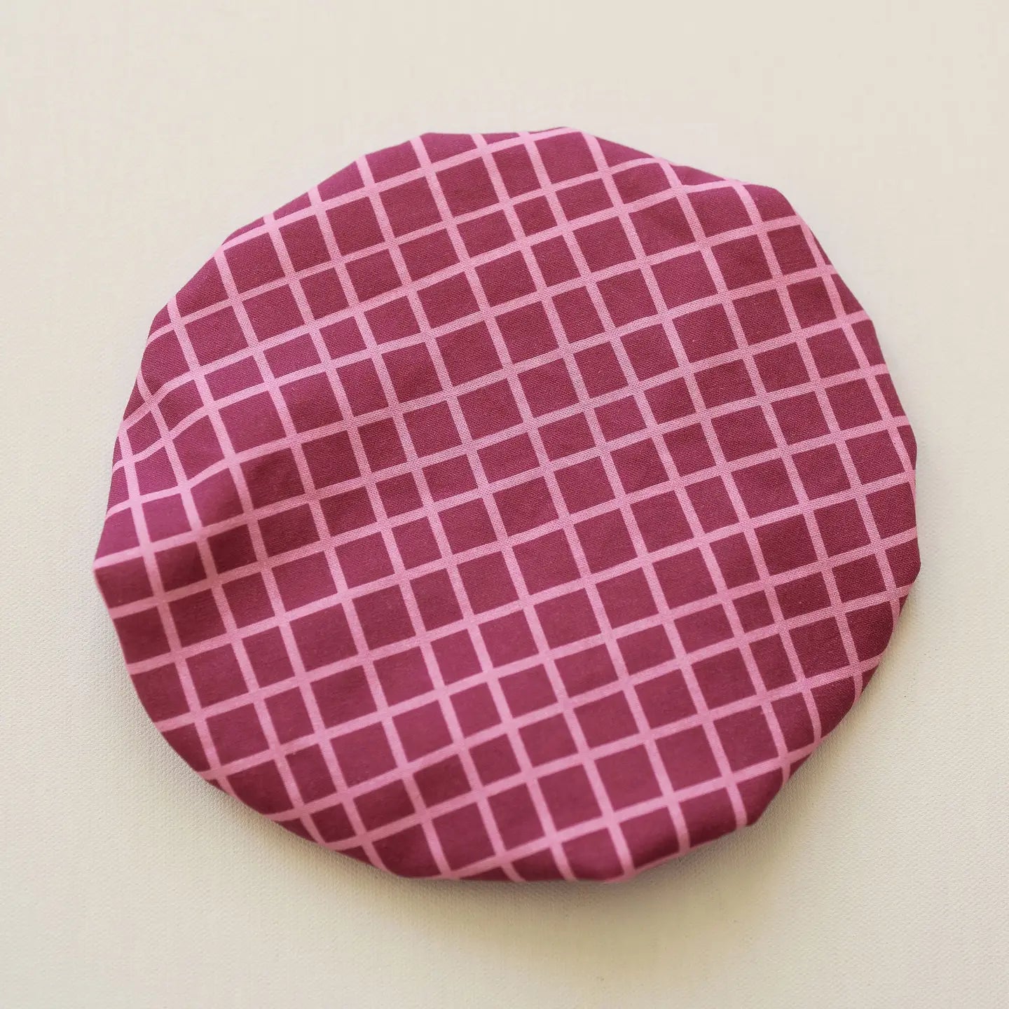 Purple Grid 7.5" Bowl Cover