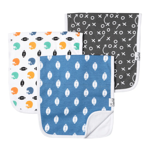 Quarterback Burp Cloth Set