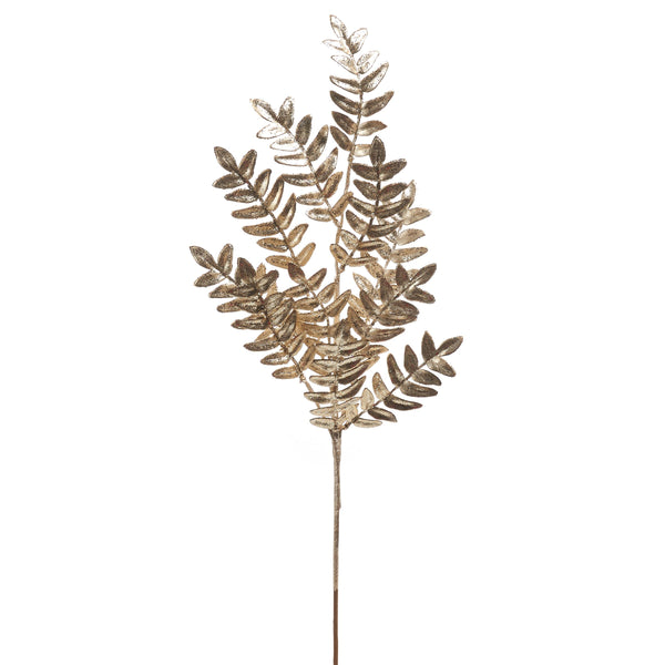 Gold Fern Leaf Spray- 26 Inch