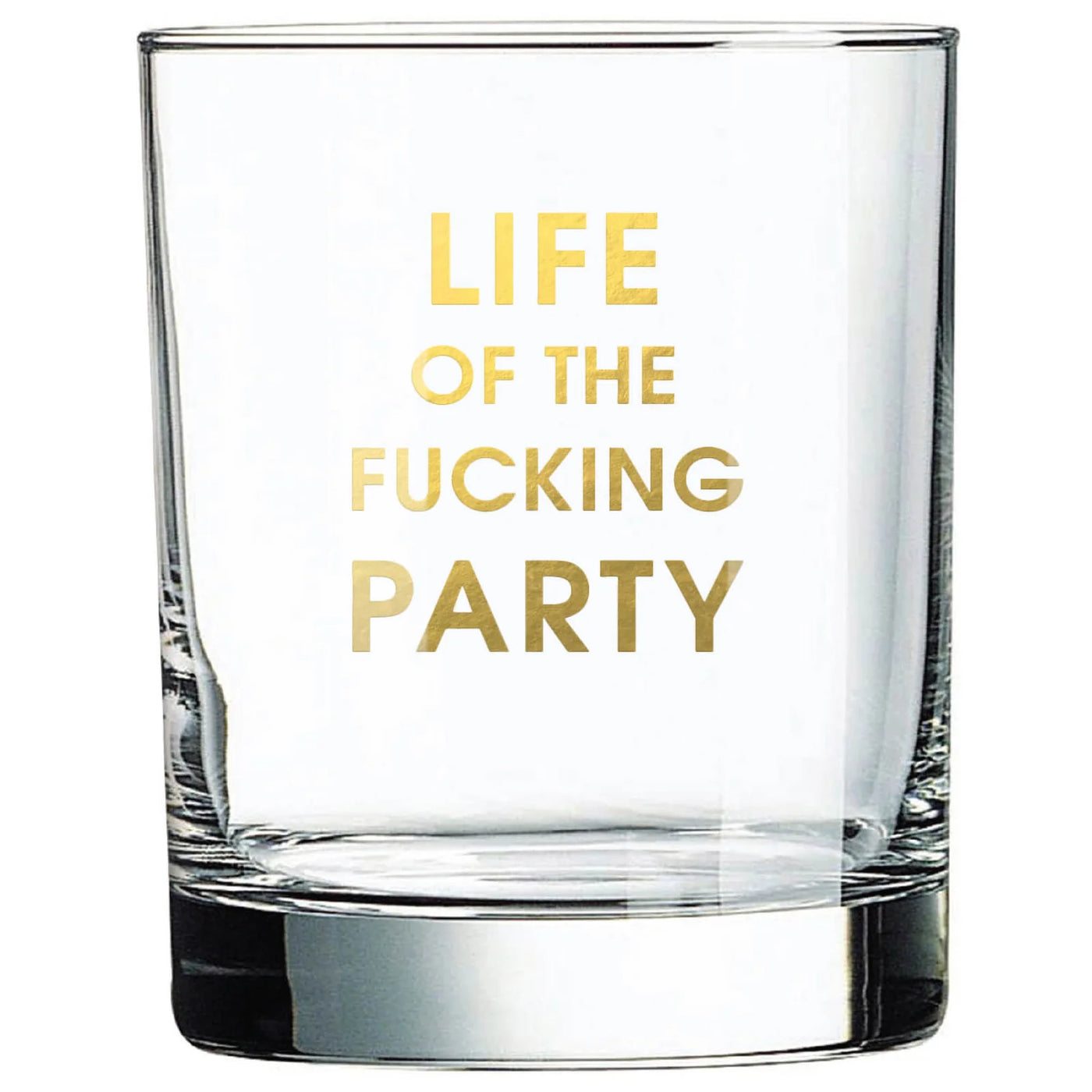 Life Of The Fucking Party Rocks Glass