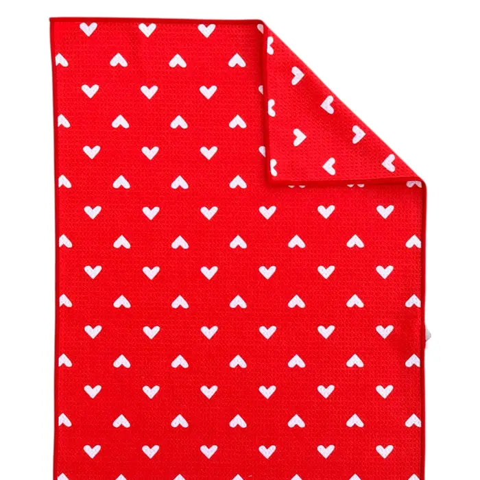 Red Hot Double Sided Hand Towel