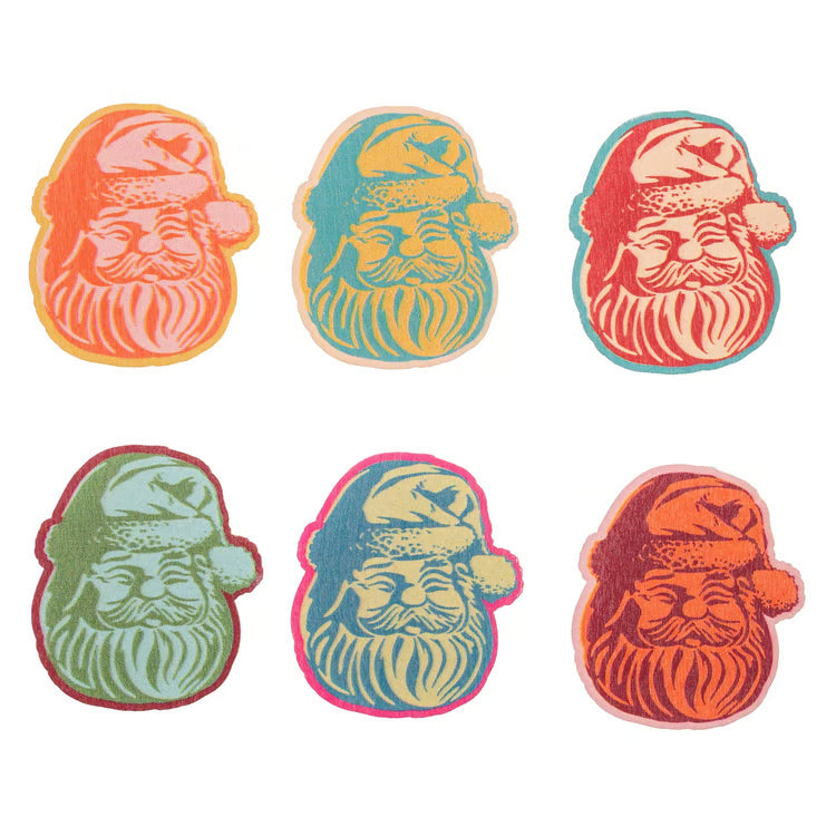Retro Santa Chip Clips