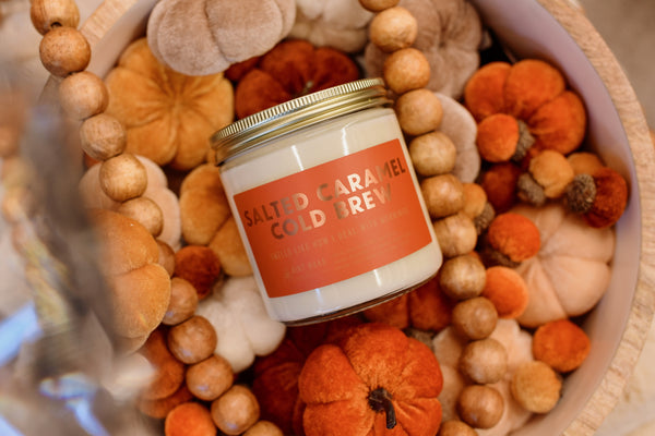 Dirt Road Candle Co Salted Caramel Cold Brew Candle