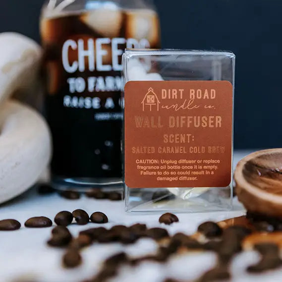 Dirt Road Candle Co Salted Carmel Cold Brew Wall Diffuser