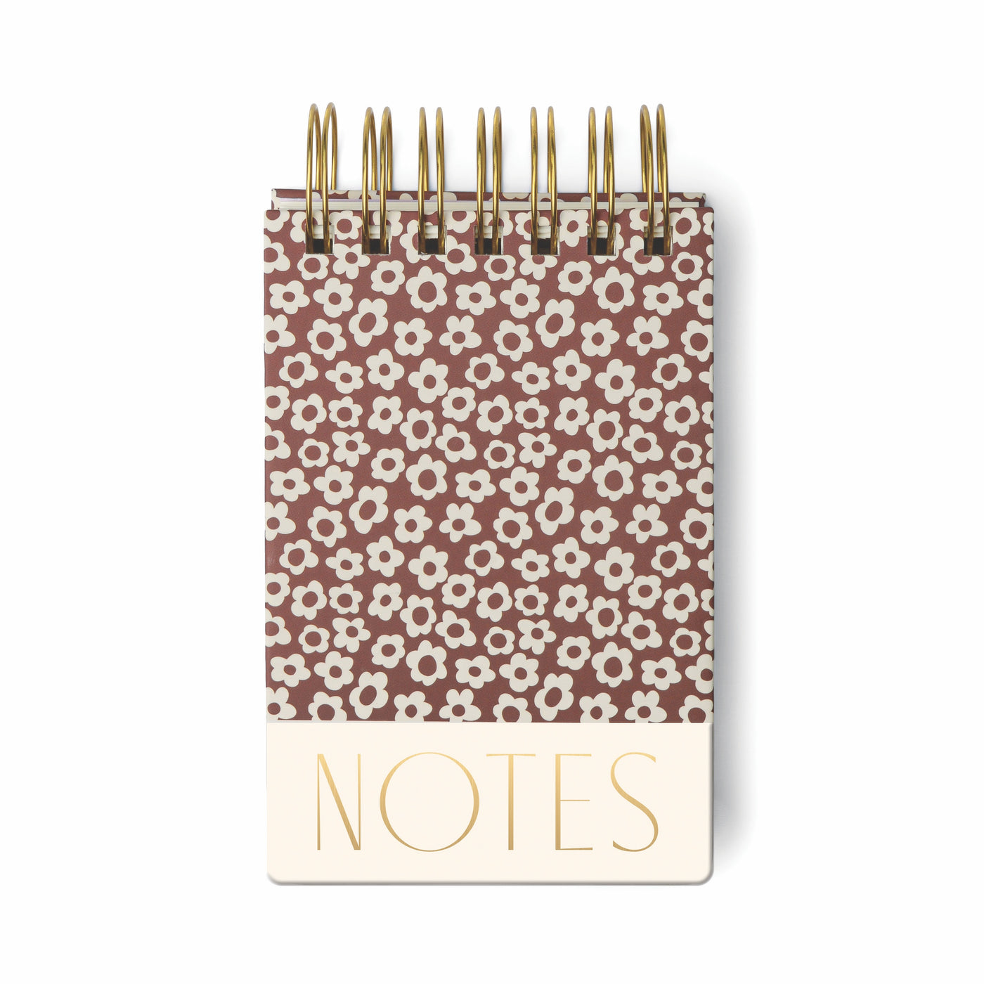 Chunky Notepad Burgundy Groovy Floral