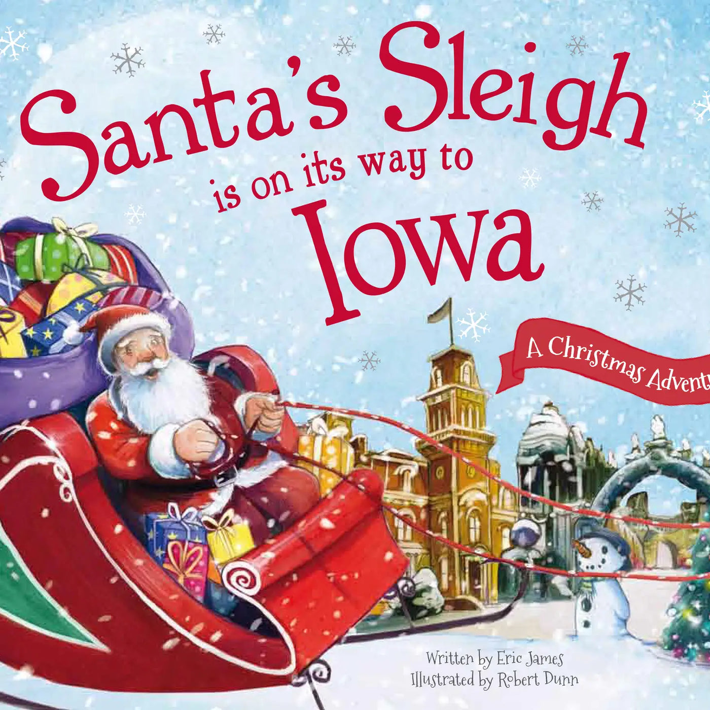 Santa's Sleigh Is On It's Way To Iowa
