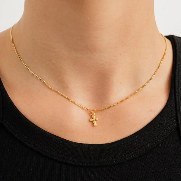 Shiny Cross Necklace