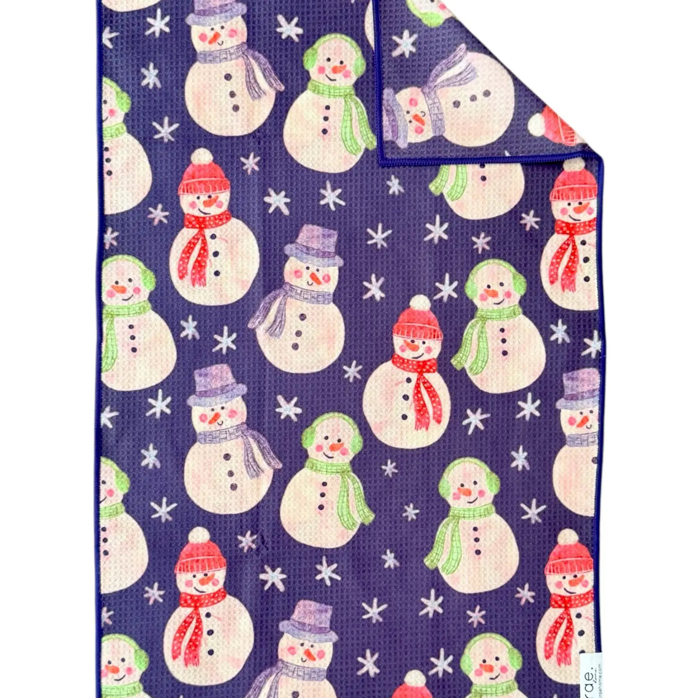 Snowy Smiles Double Sided Hand Towel