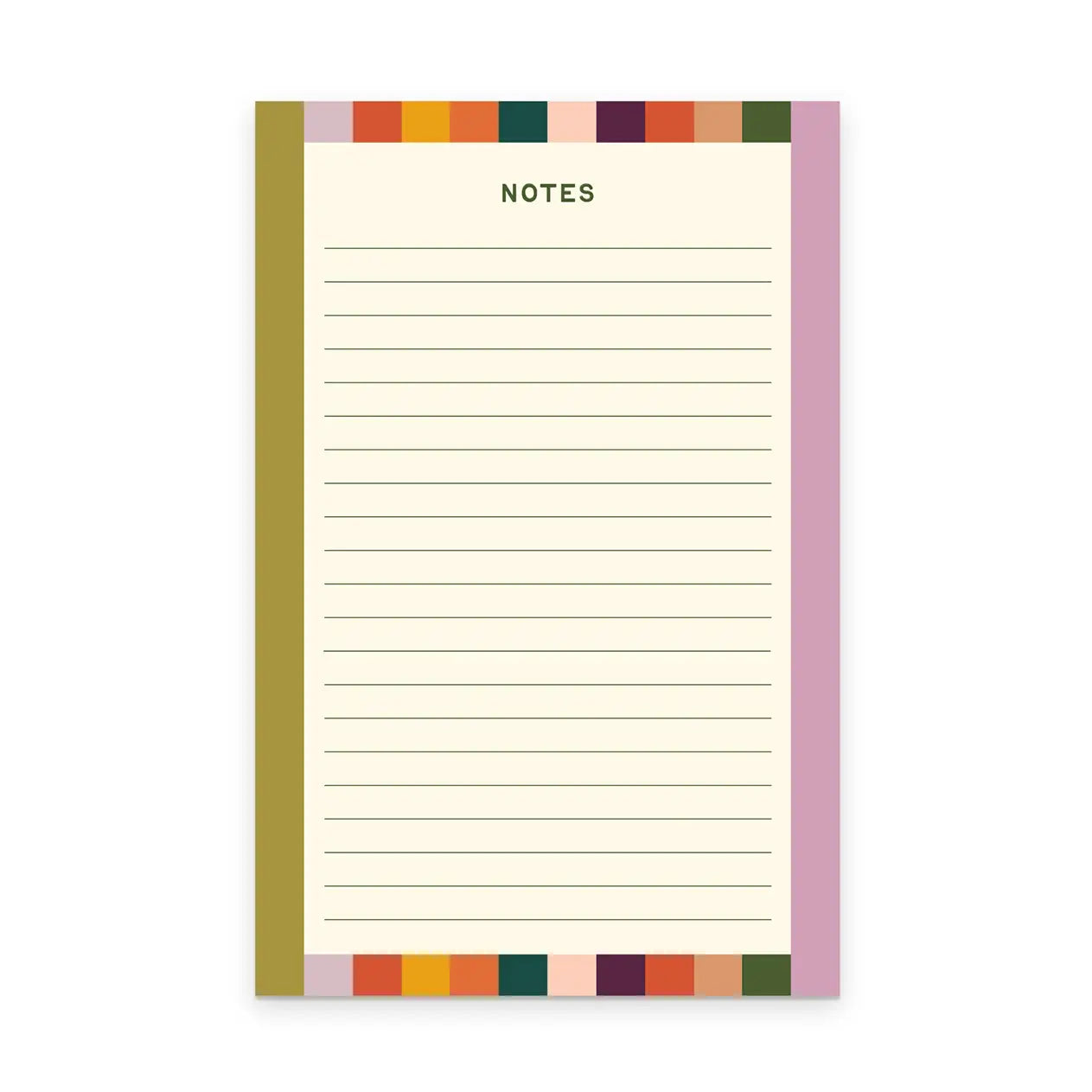 Colorful Stripes Note Taking Notepad