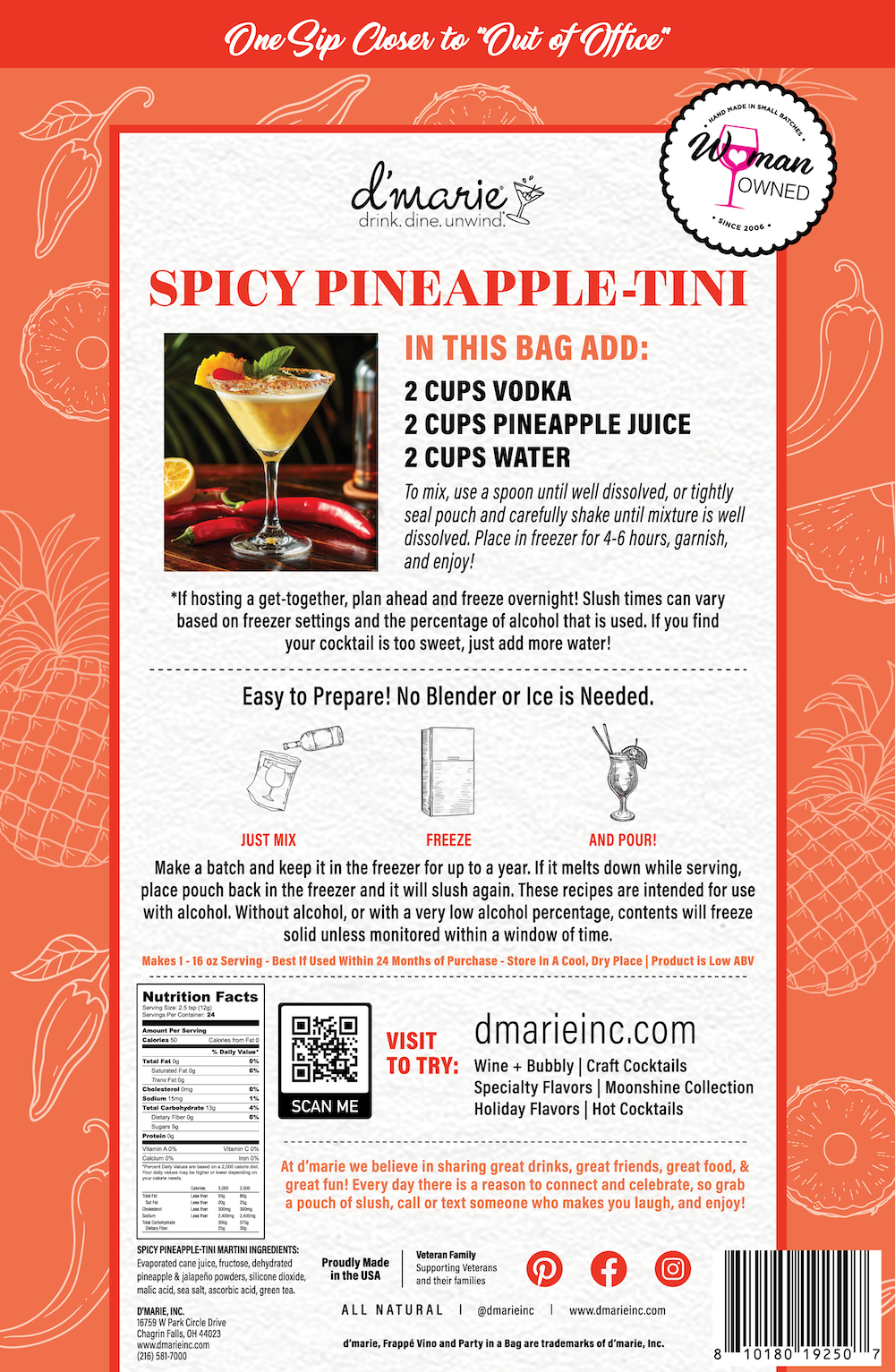 Spicy Pineapple-tini