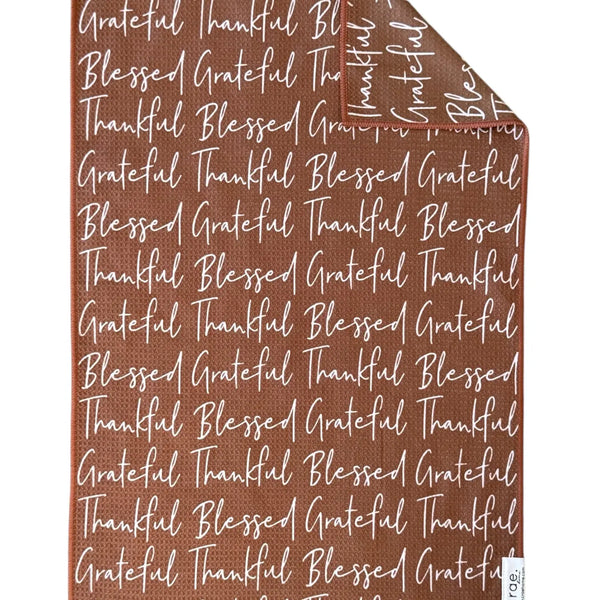Thankful Double Sided Hand Towel
