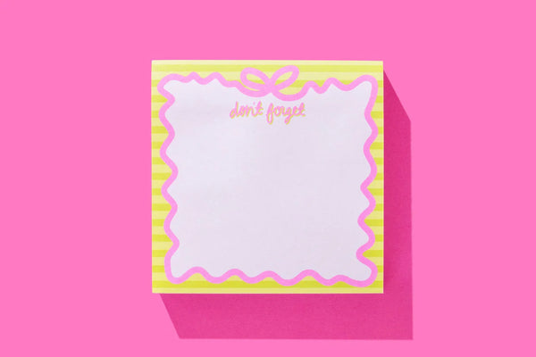 Sticky Notes Pad- Bow