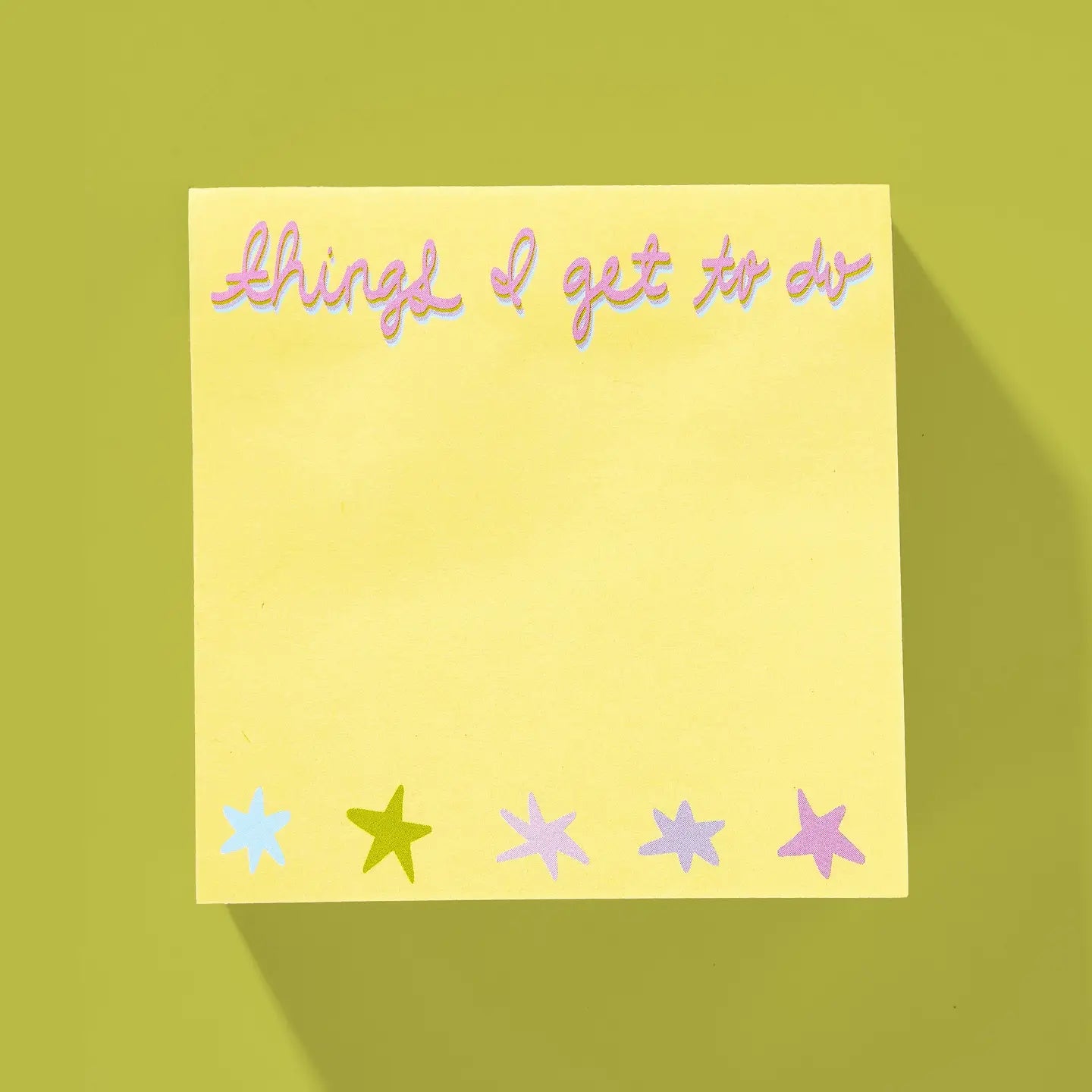 Things I Get To Do- Sticky Notes Pad