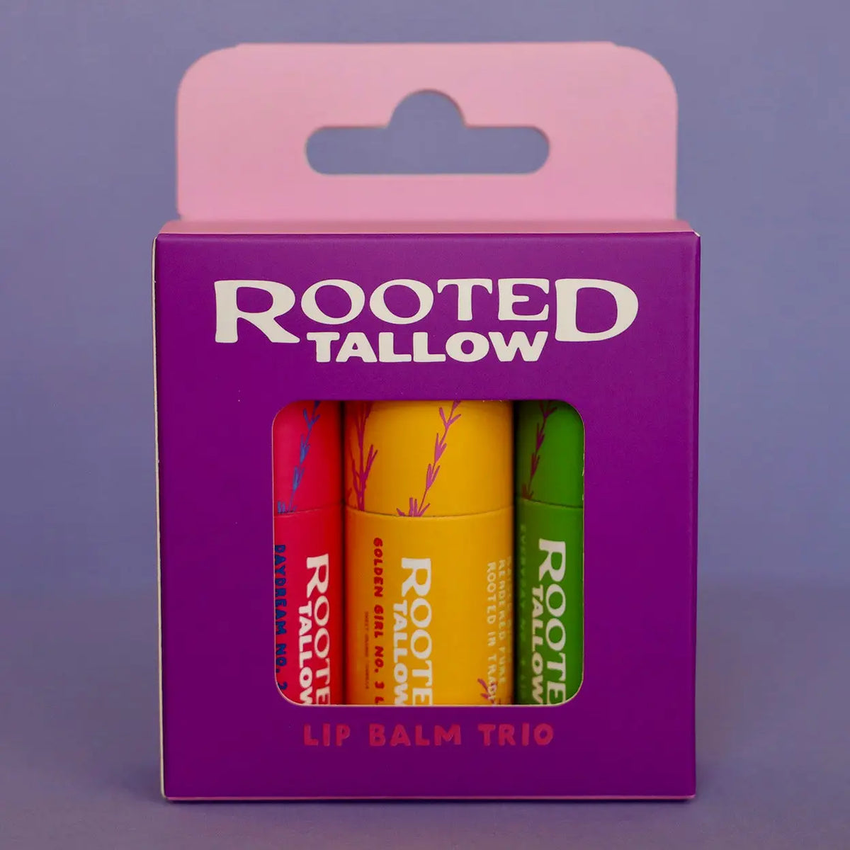 Rooted Tallow Lip Balm Trio