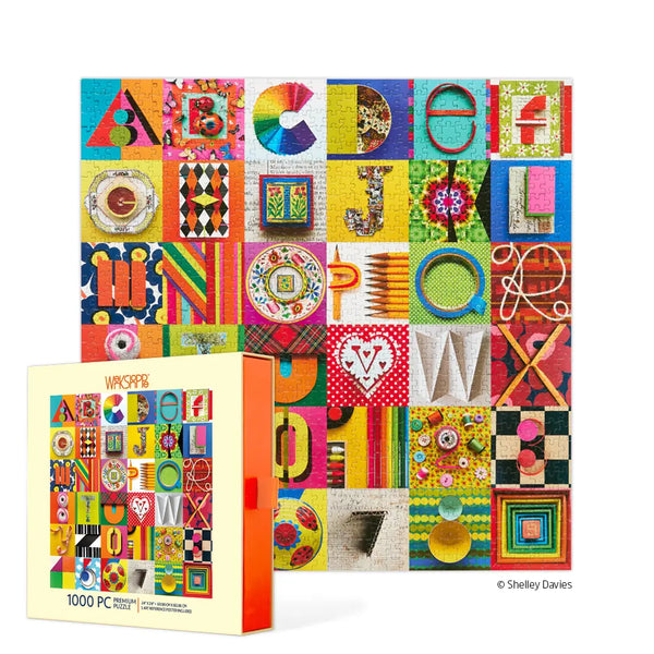 Typeface Collage| 1000 Piece Puzzle
