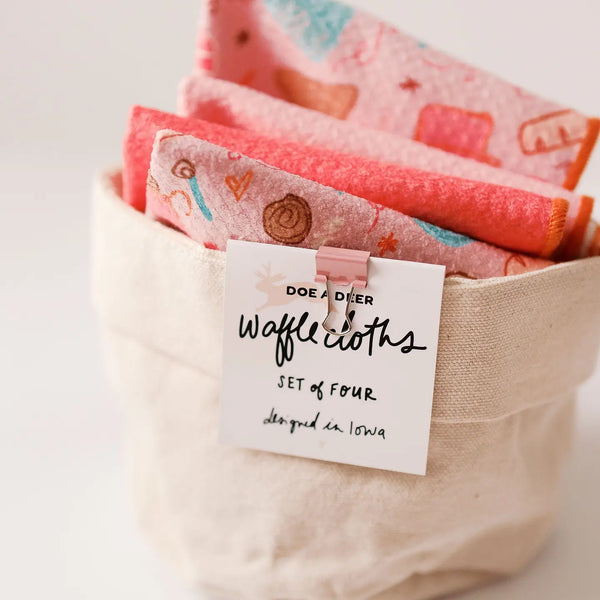 Life of A Bread Baker Waffle Cloths-Set of 4
