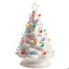Vintage White Lighted Tree