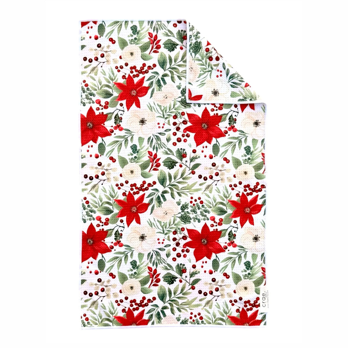 Winter Rosette Double Sided Hand Towel