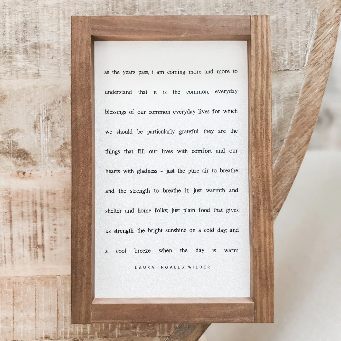 As the Years Pass 8x12