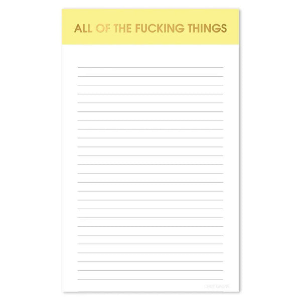 All The Fucking Things Notepad