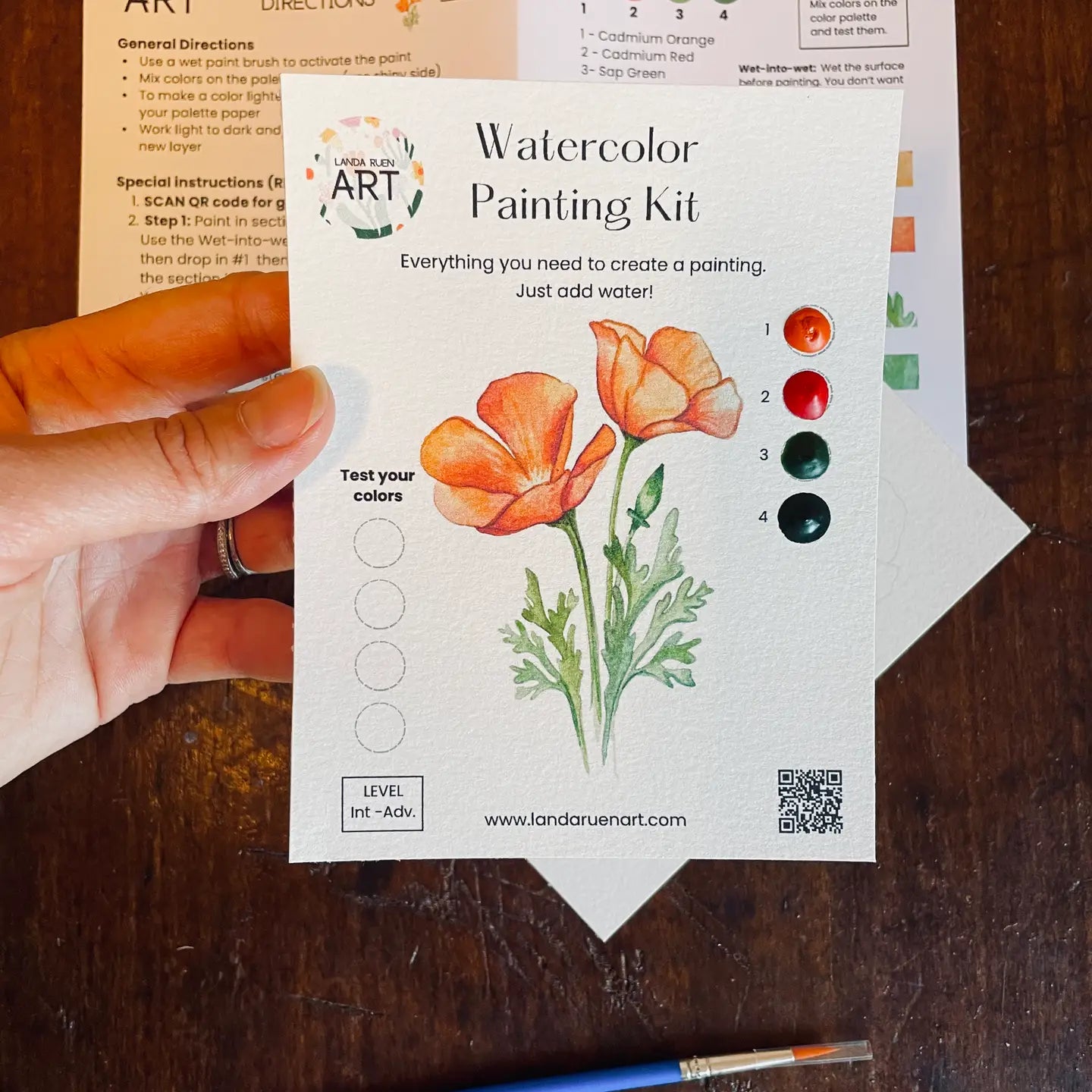 Watercolor Kits |Landa Ruen Art