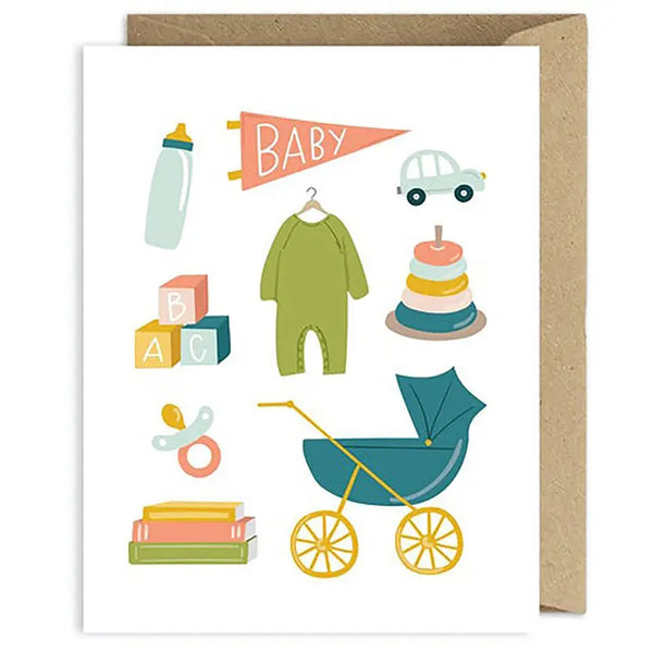 Baby Illustrations Greeting Card