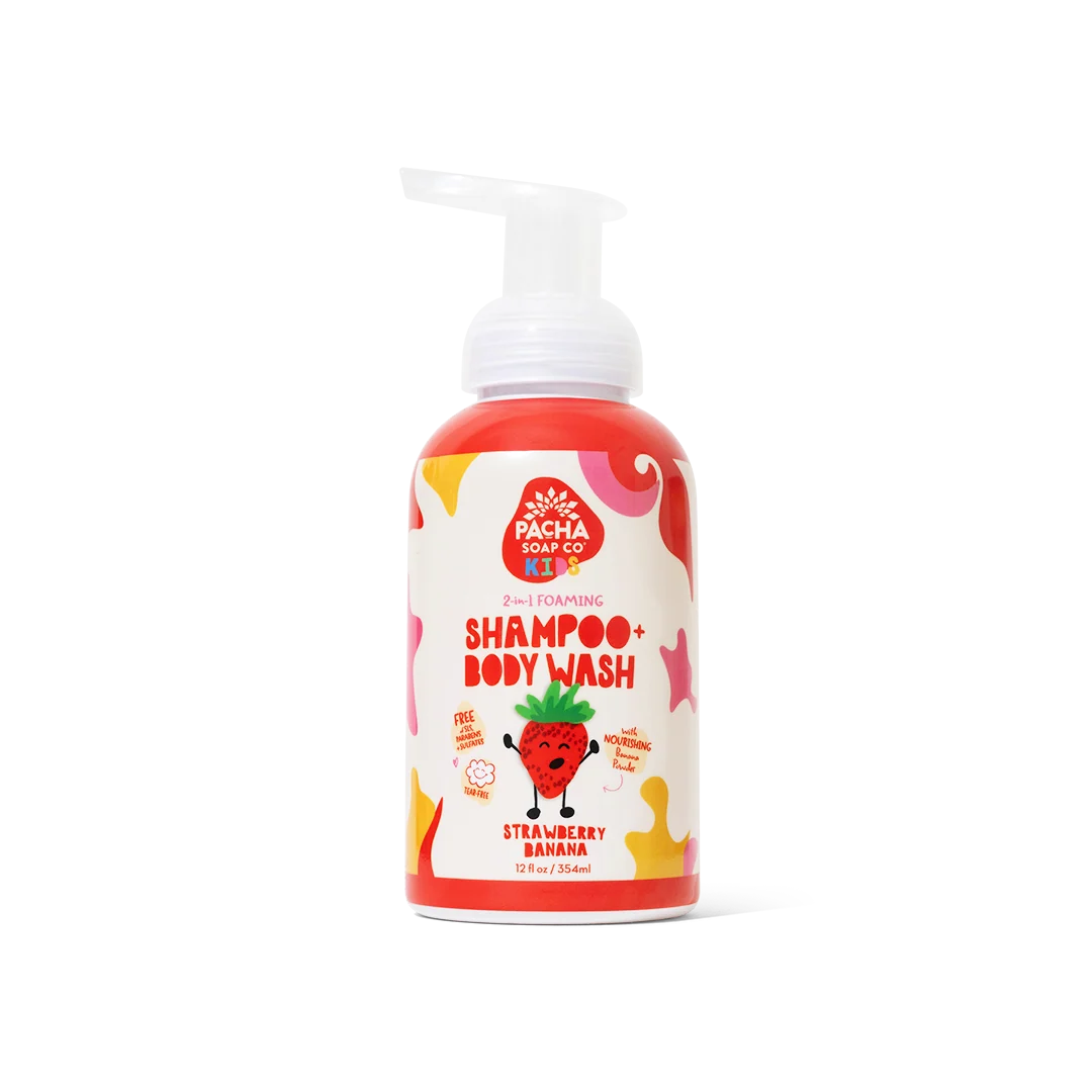 Strawberry Banana 2-in-1 Foaming Shampoo & Body Wash