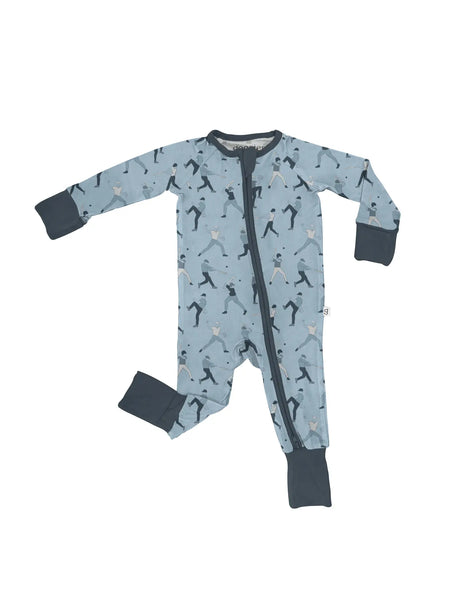 Baseball Zip Pajamas