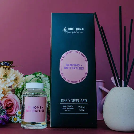 Blooms + Butterflies Reed Diffuser – Rendered Unique
