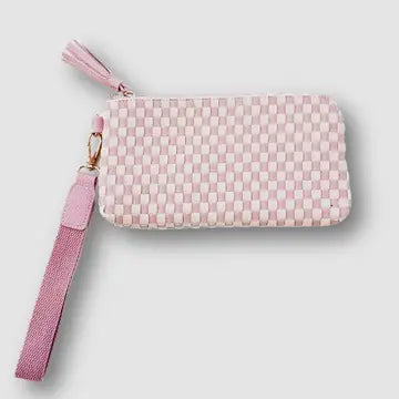 Emma Woven Clutch Wristlet