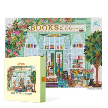 Books & Blooms| 1000 Piece Puzzle