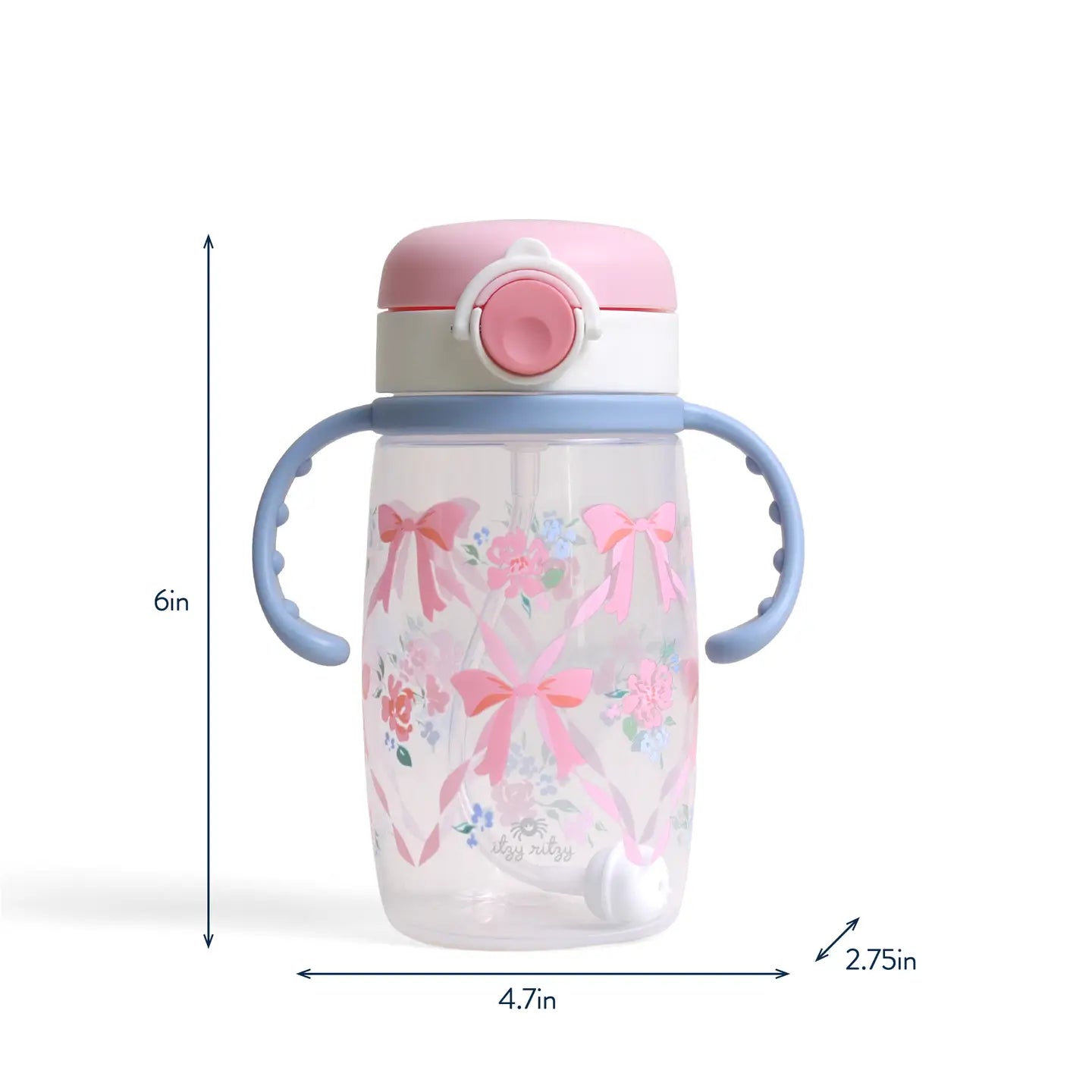Itzy Ritzy Bow  Straw Cup