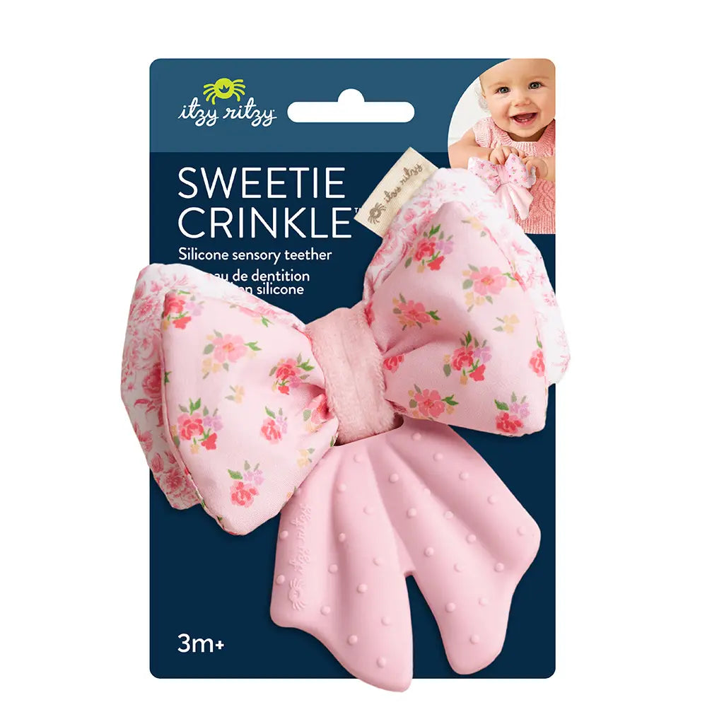Sweetie Crinkle Bow Teether