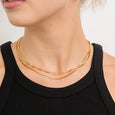 Brenda Grands Box Chain Layered Necklace