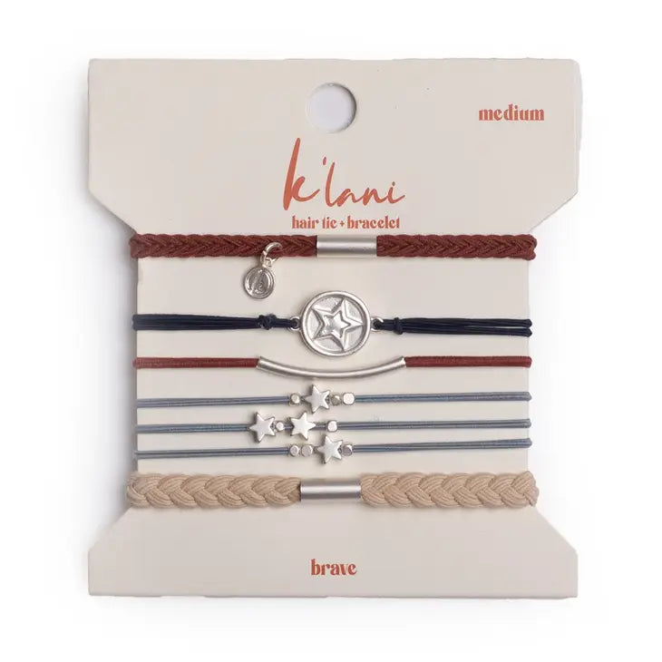 K'lani Hair Tie Bracelet- Brave